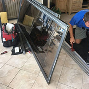 sliding glass door frame repair Lake Arrowhead